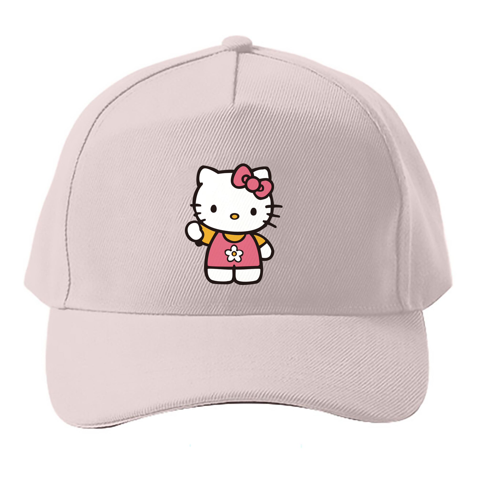 （画像用） Hello Kitty ハローキティ ベースボールキャップ 綿100％ 男女兼用 帽子 スポーツ